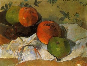 保羅 高更 Apples and Bowl